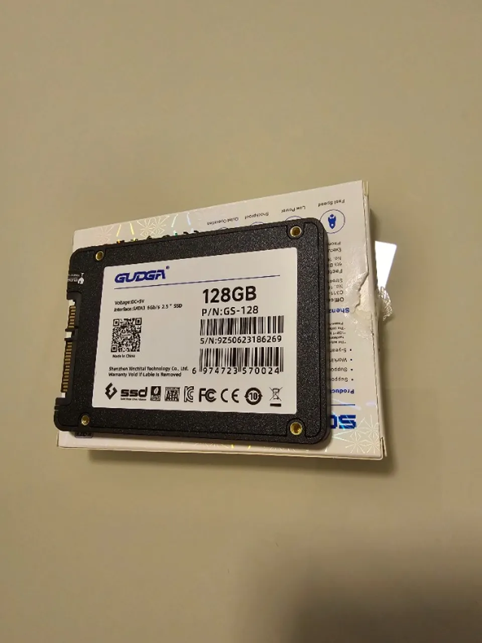 Ssd Sata 3 128gb Gudga 2.5"