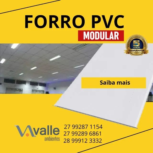 Forro PVC Branco ou Madeirado - Foto 5