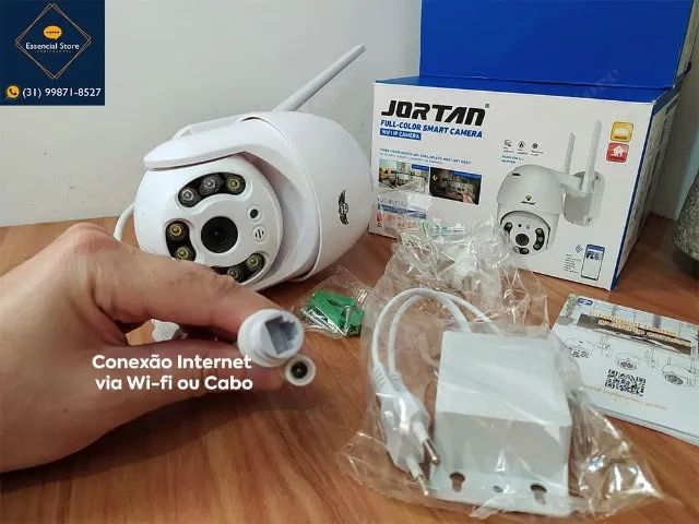 Câmera de Segurança Wifi IP a Prova Dagua Visão Noturna Câmera de Vigilança - NOVA! - Foto 3