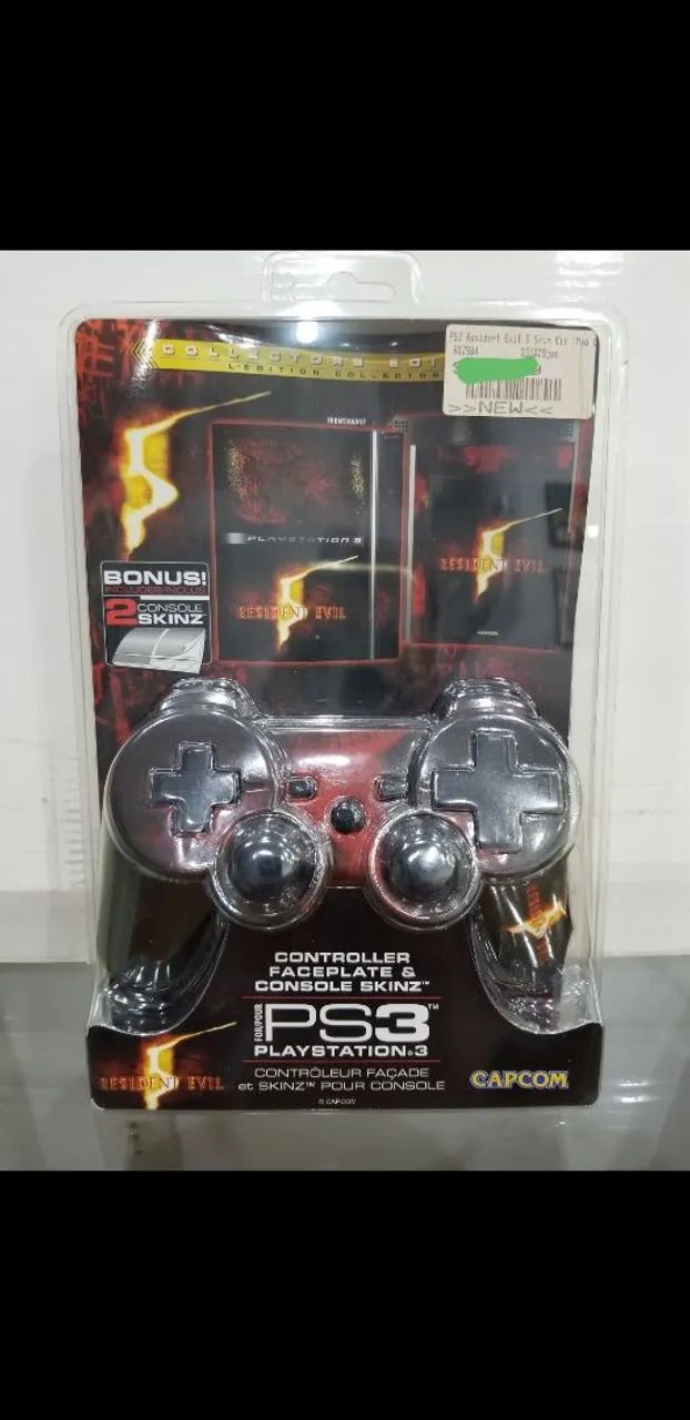 Faceplate Resident Evil para controle e console - PS3