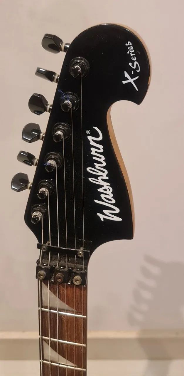 Guitarra Washburn X-Series Vermelha Flamed - Upgrade Seymour