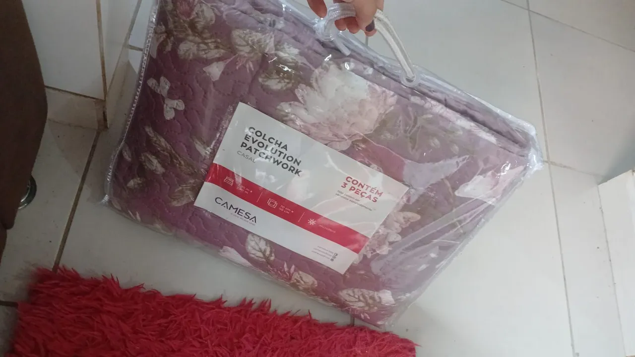 Colcha Casal Evolution Patchwork Camesa