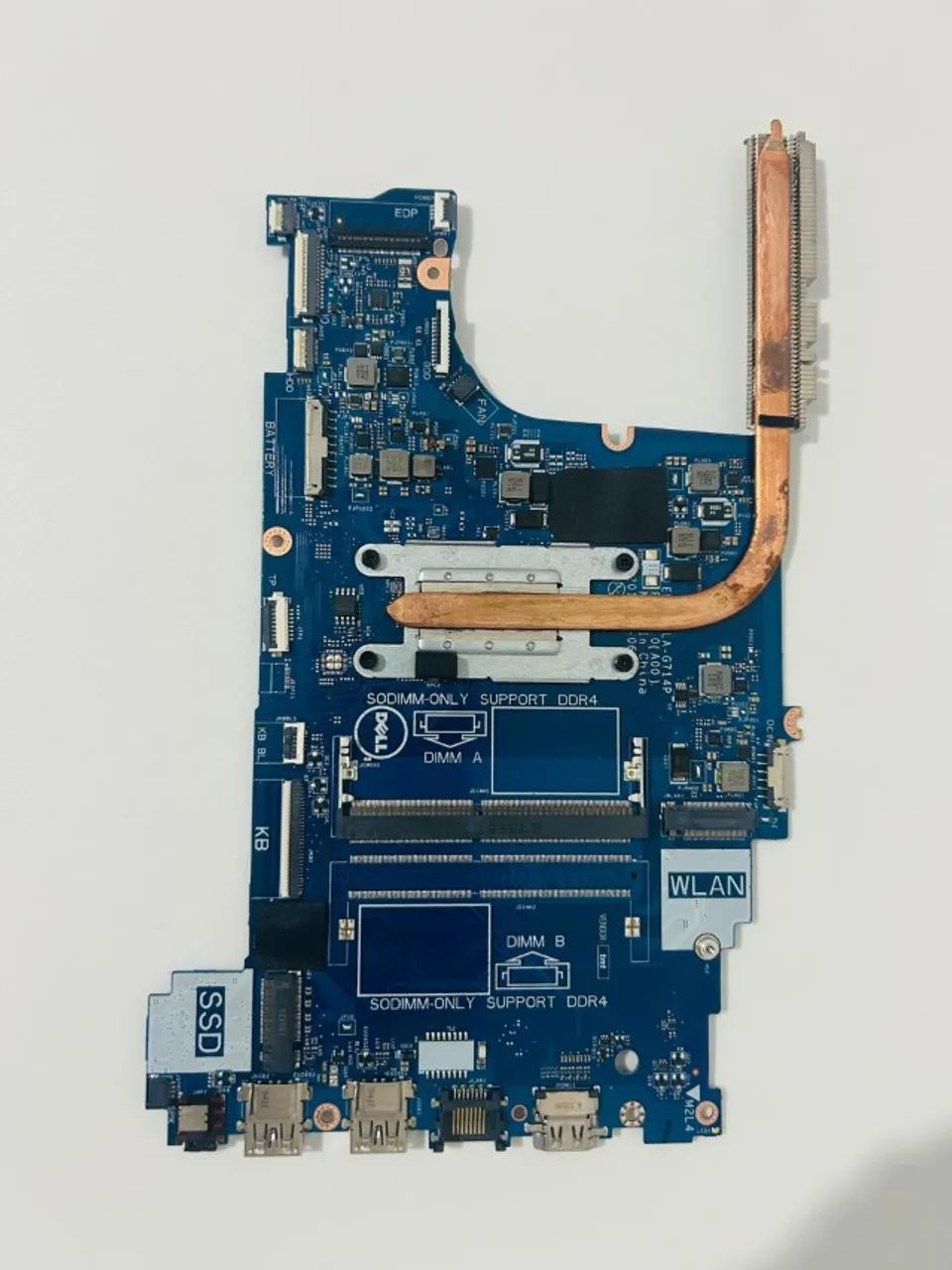 Placa mãe LA-G714P para dell inspiron 3481 3581 3781 3584 - com defeito
