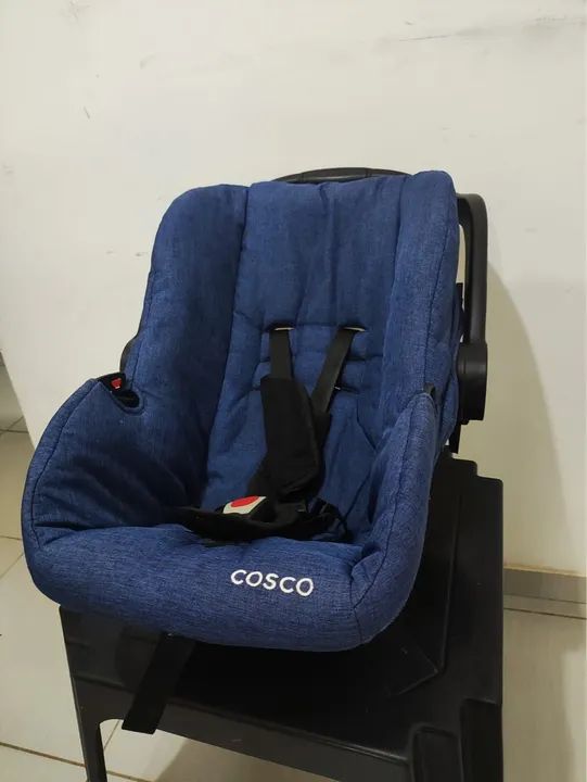 Carrinho de bebê com bebê conforto Cosco kids - Usado- - Foto 2