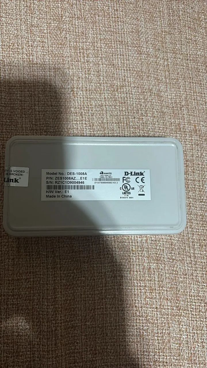 Modem Roteador: D-link -  Branco Mod: DES-1008A  - Foto 2