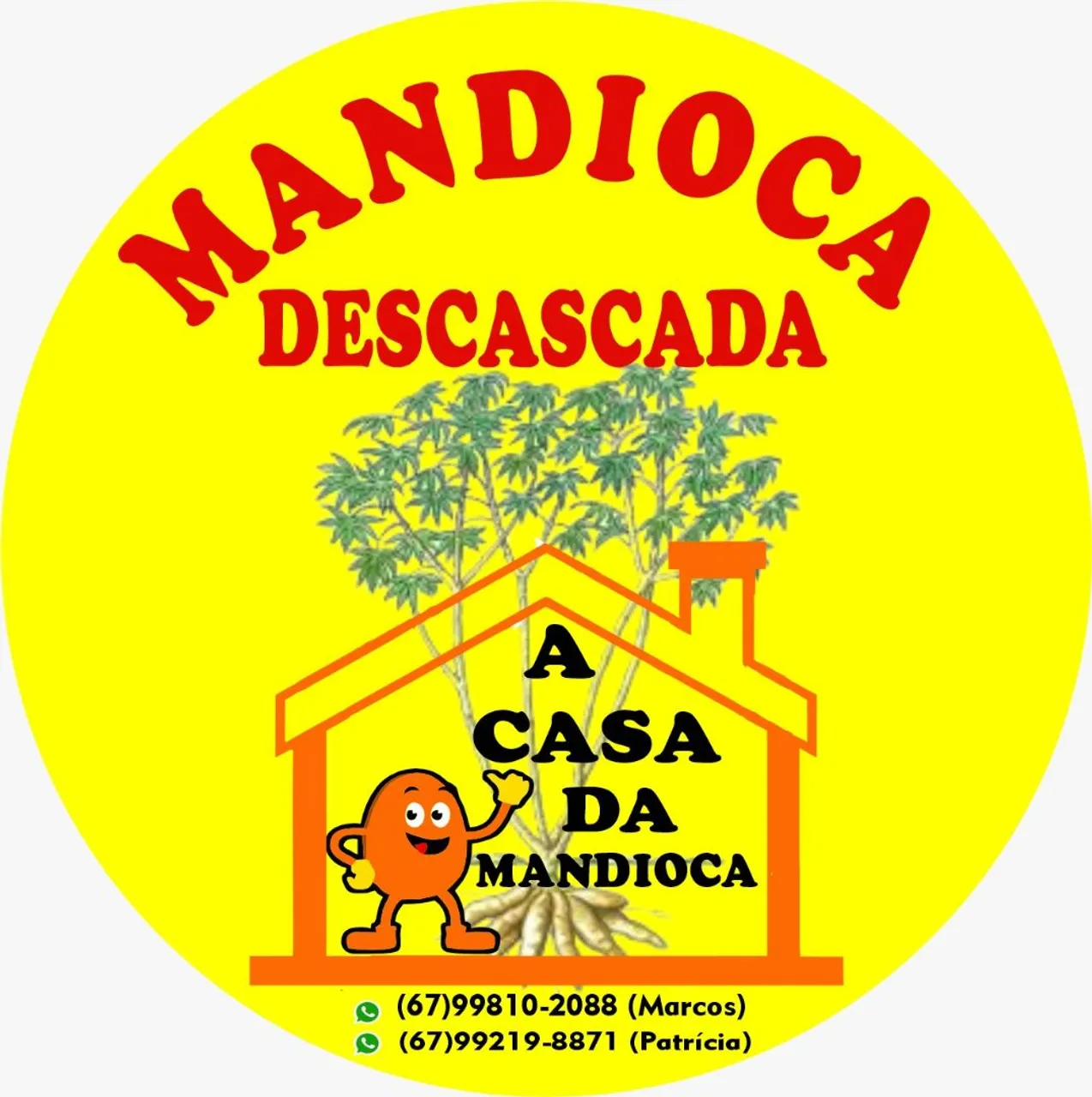 A Casa da Mandioca - Mandioca descascada