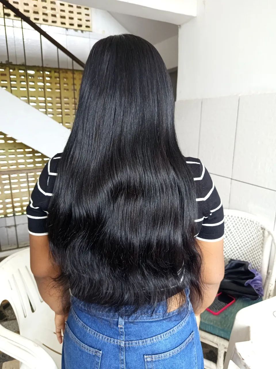 Aplicação / Colocação De mega Hair 