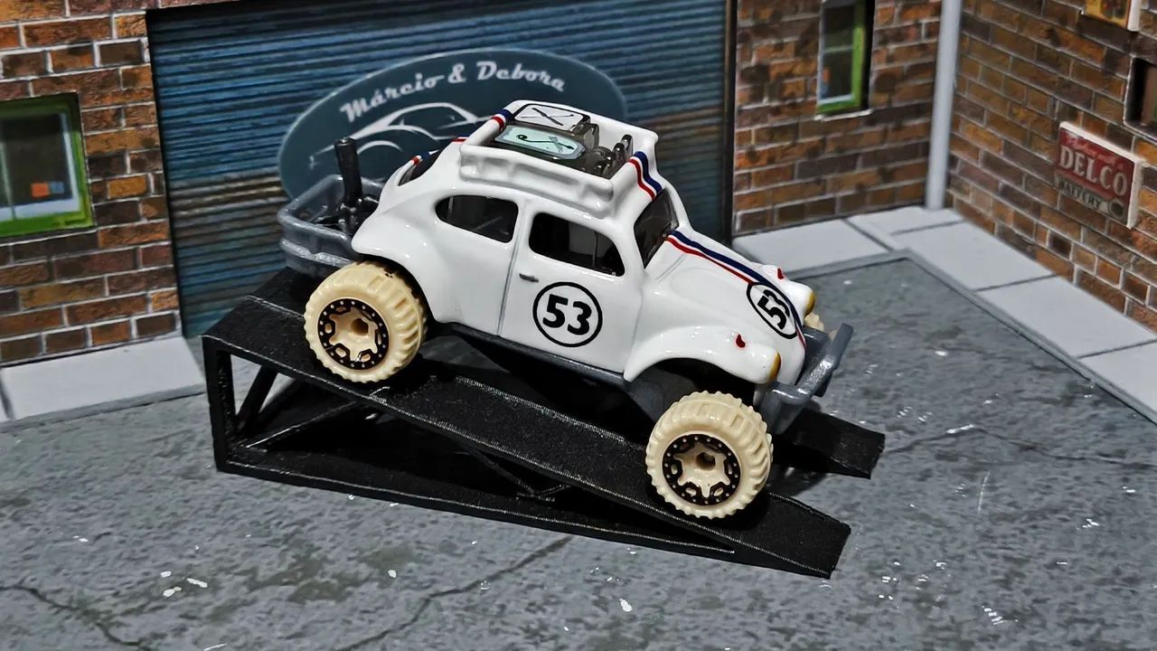 Hot Wheels Fusca Herbie 53 - Custom - Foto 2