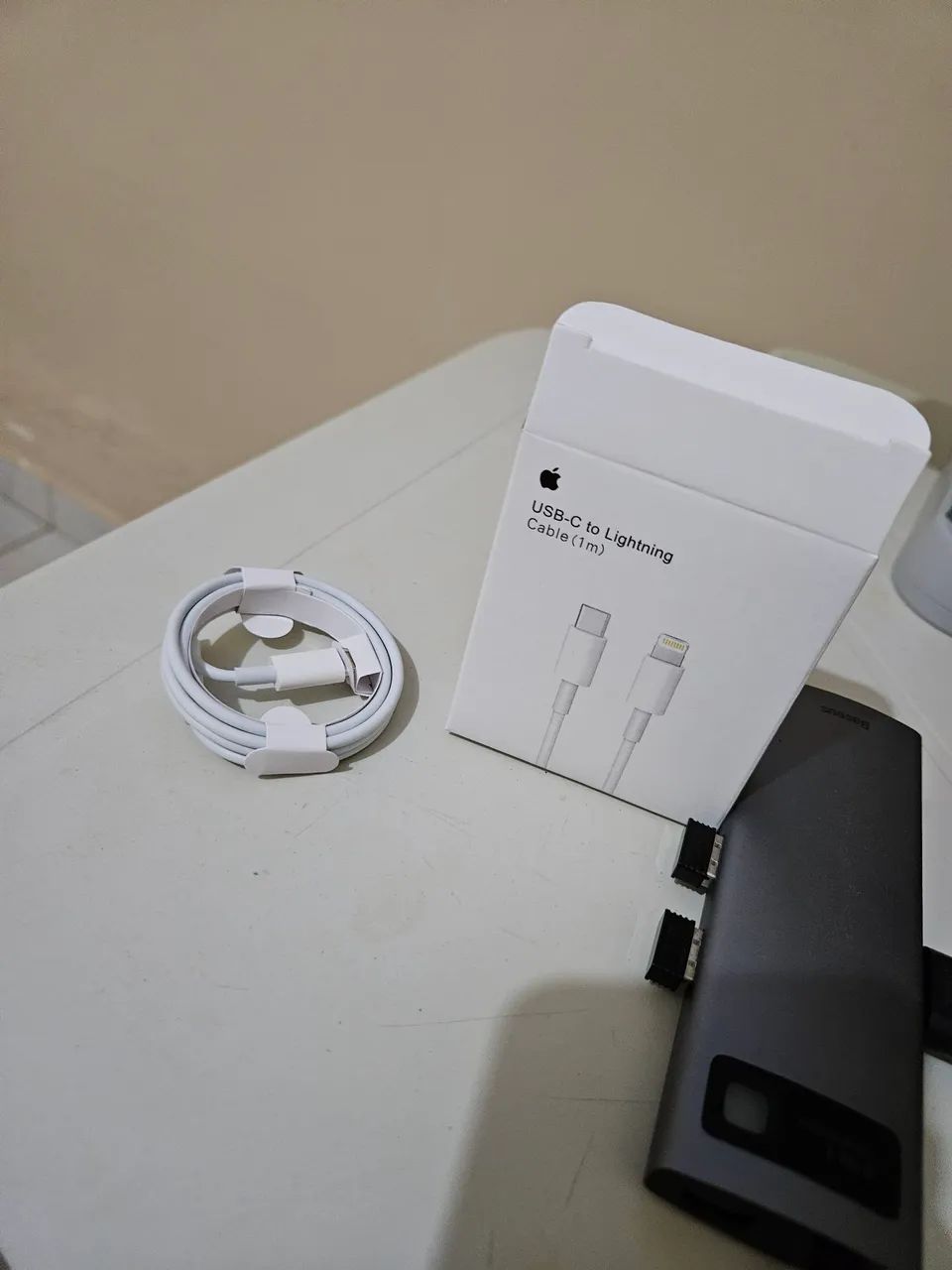 Cabo USB-C para Lightning Apple - Novo - Foto 2