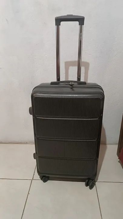 Mala de viagem 23Kg - Preta - Foto 2