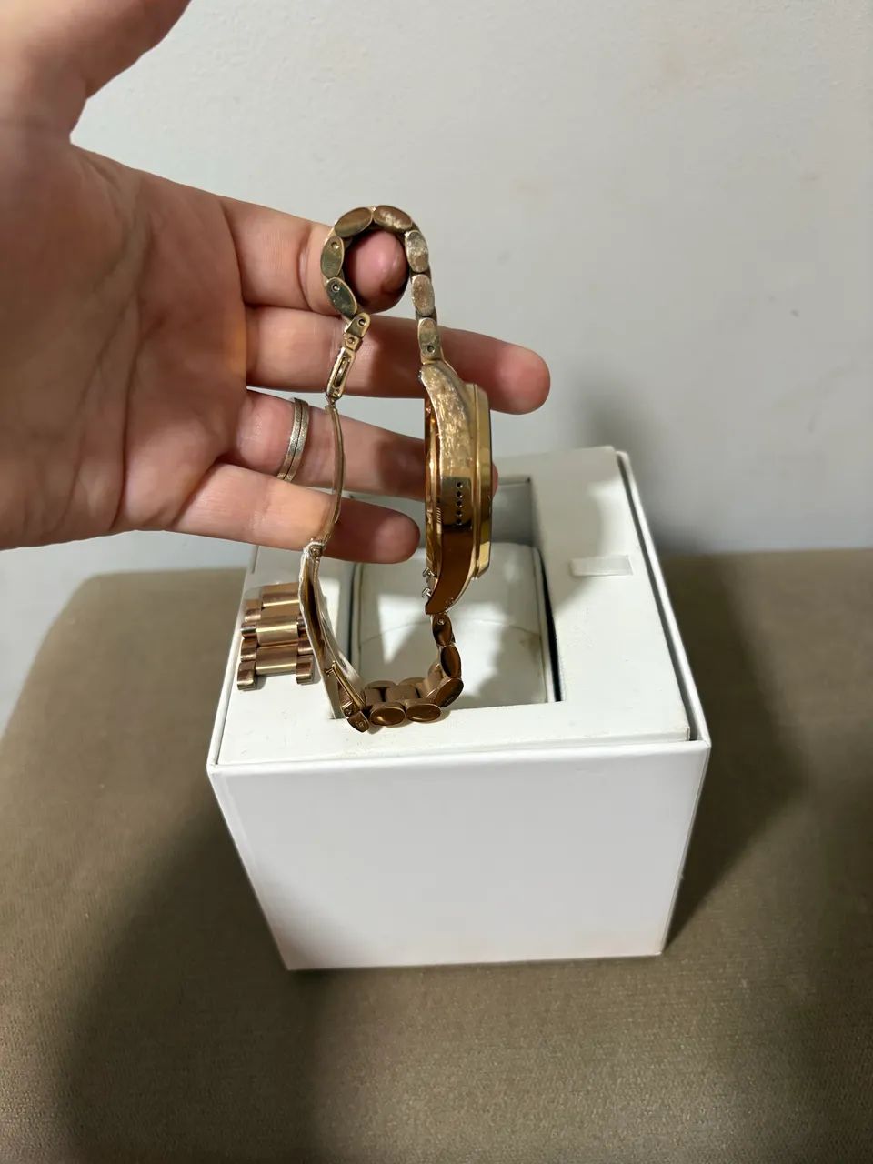 Relógio Michael Kors Acesses Dourado - Foto 2
