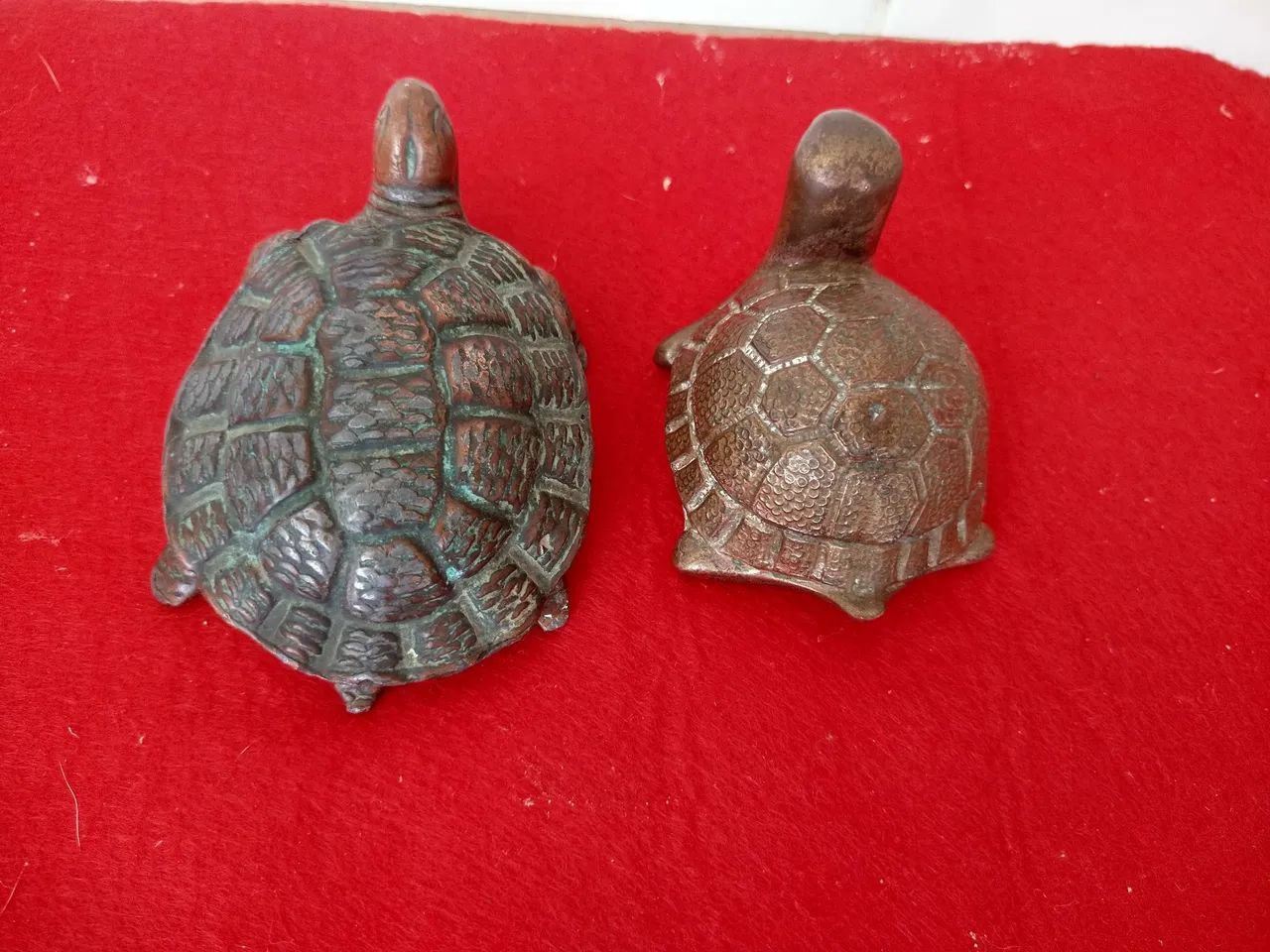 Tartarugas de metal antigas - Foto 4