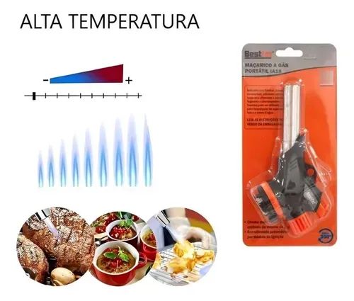 MACARICO A GAS PORTATIL IGNICAO AUTOMATICA 360 IA18 BESTFER - Foto 4