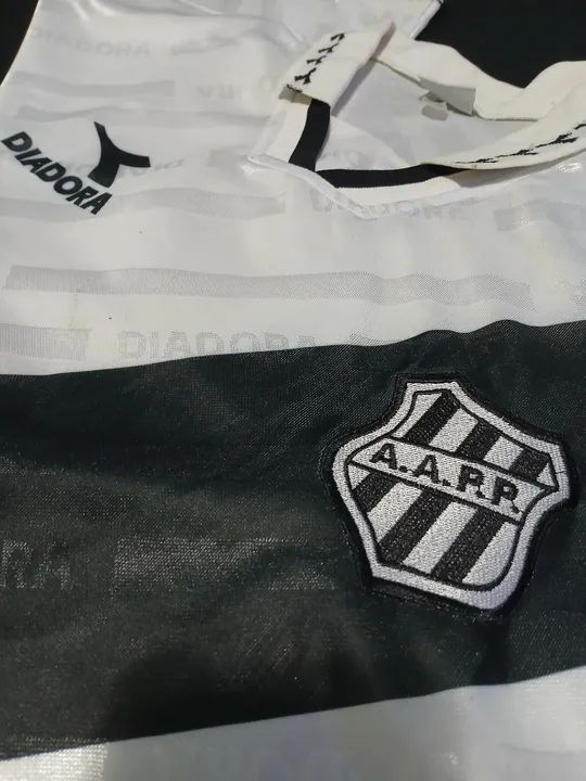 Camisa da Ponte Preta Original Diadora tamanho G em ótimo estado de conservação.  - Foto 5