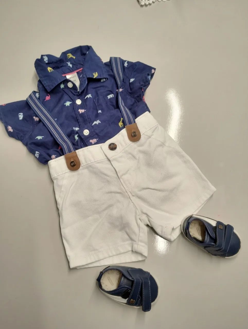 Conjunto Shorts e Camisa Bebê