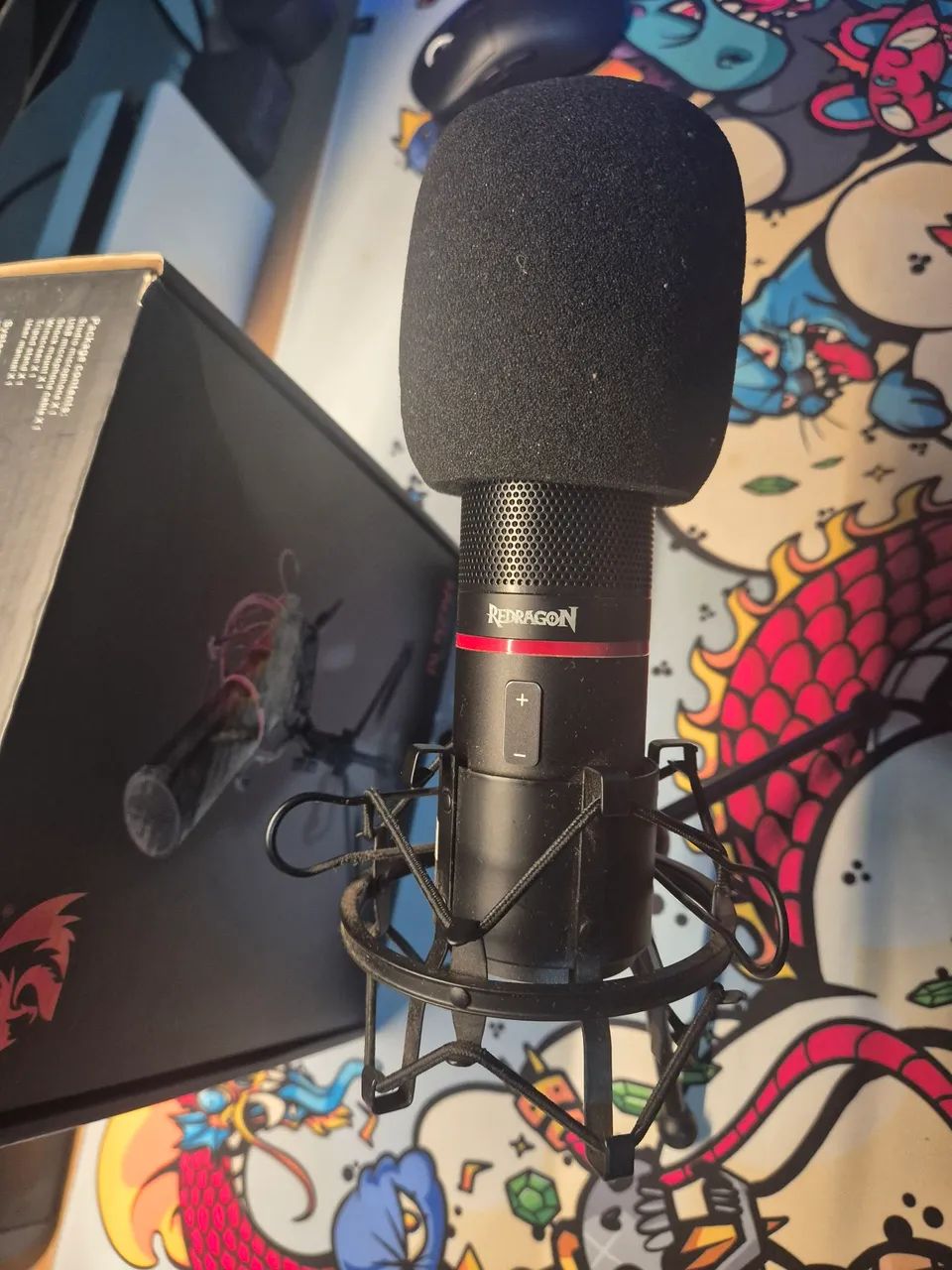 Microfone Gamer Redragon Blazar - Foto 3