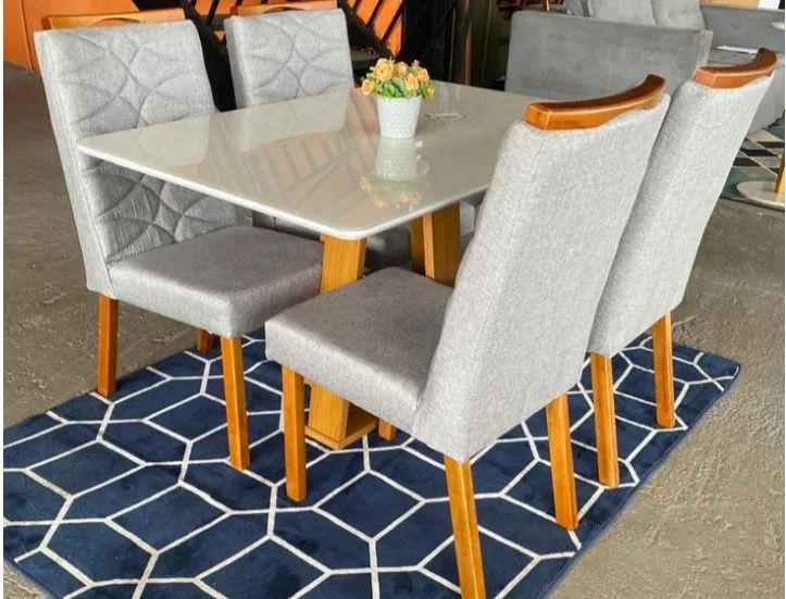 Mesa de jantar Júlia cadeira malu 120x80