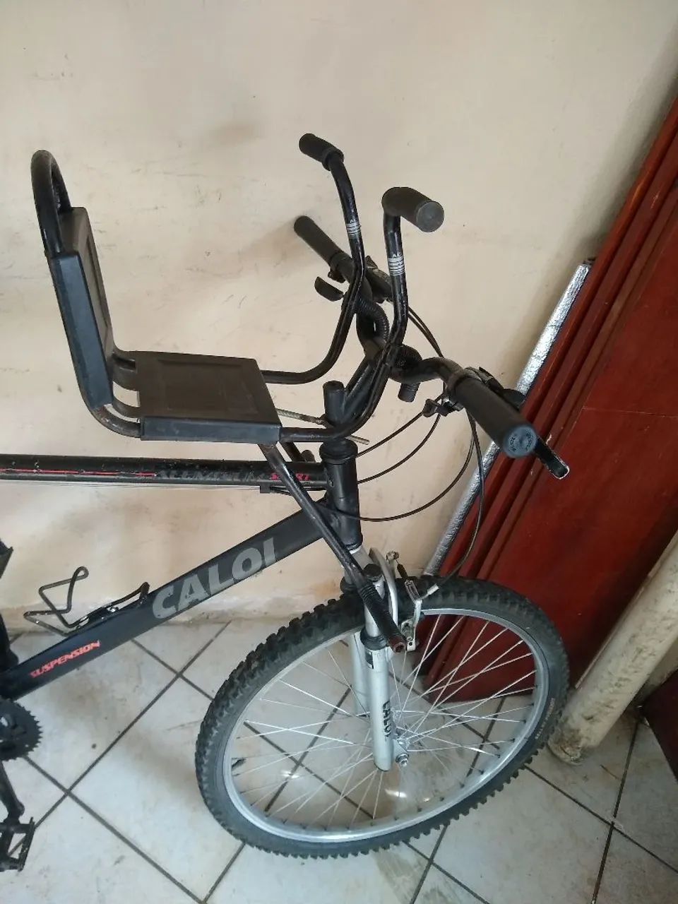 Bicicleta Caloi com Cadeira Infantil - Foto 4