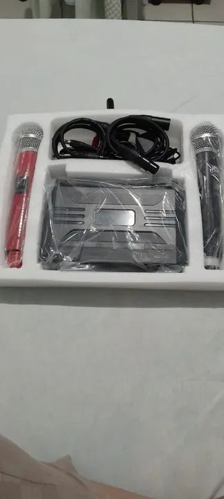 MICROFONES SEM FIO NOVO - Foto 5
