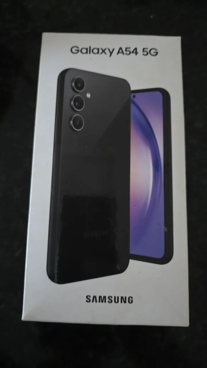 Galaxy A 54   5G   128 GB impecável pouco uso só  R$1.200