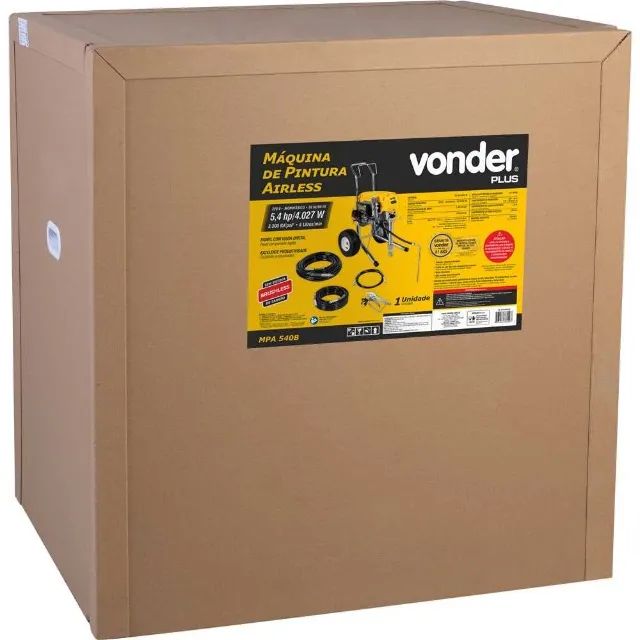 VENDO :   Máquina de Pintura Airless 5.4 HP 200V MPA 540B Vonder - Foto 2