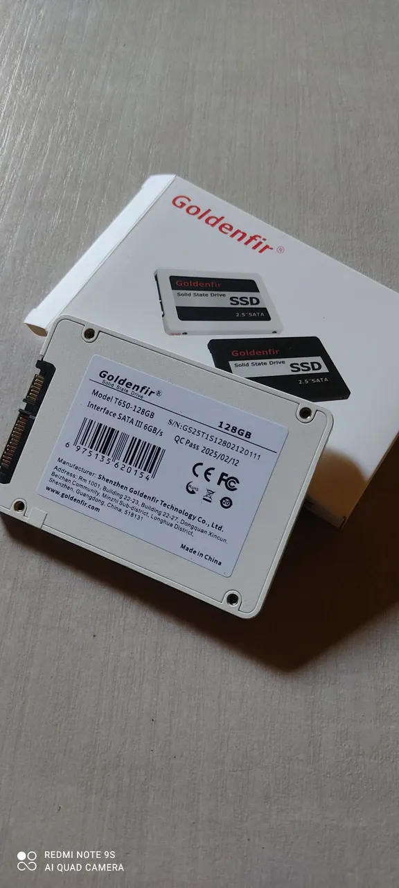 SSD Goldenfir T650 128GB
