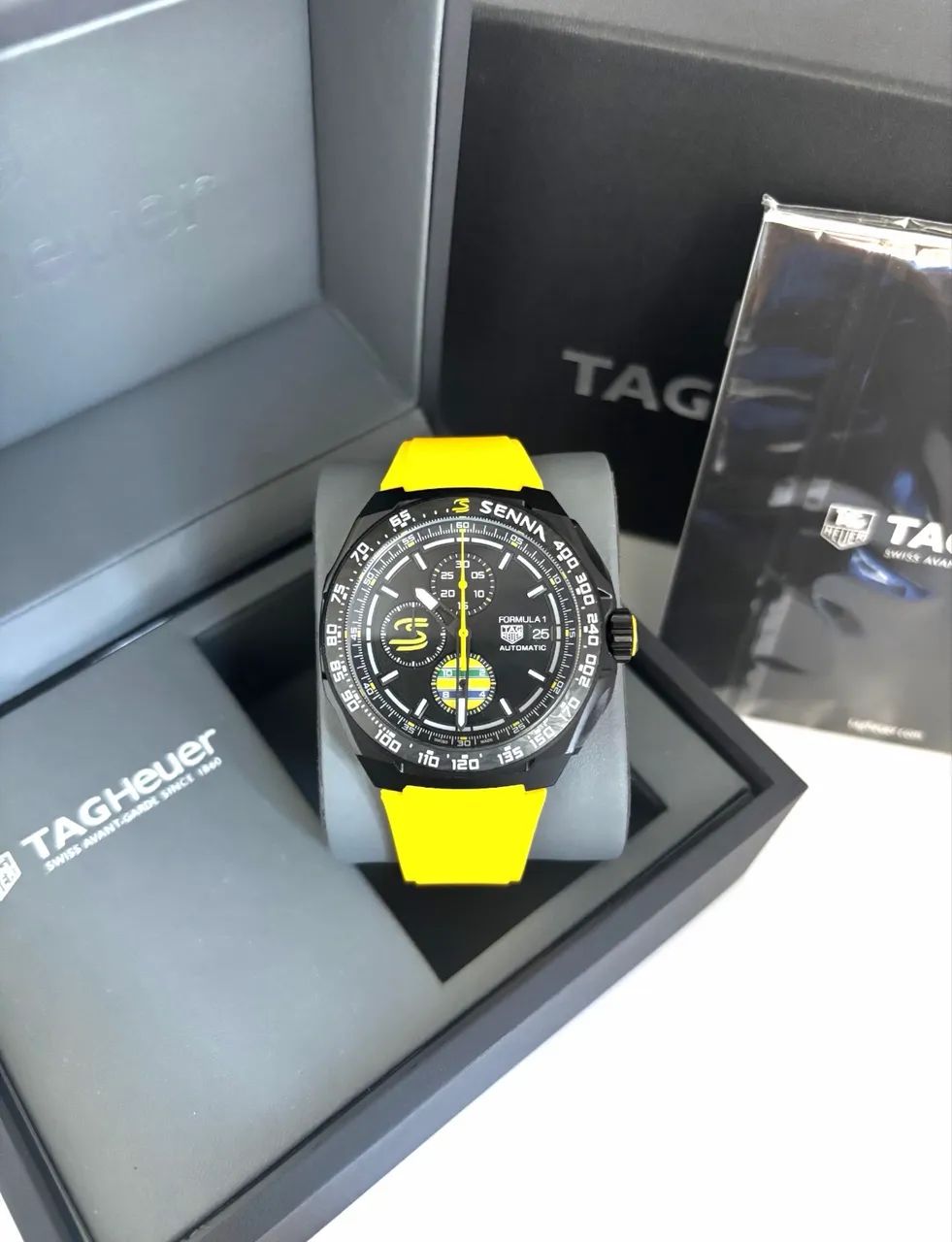 Relógio TAG Heuer Formula 1 Senna - Prem AAA+ - Cronógrafo - Caixa 43mm - Foto 2