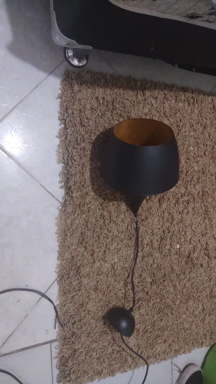 Pendente preto e dourado - Foto 3