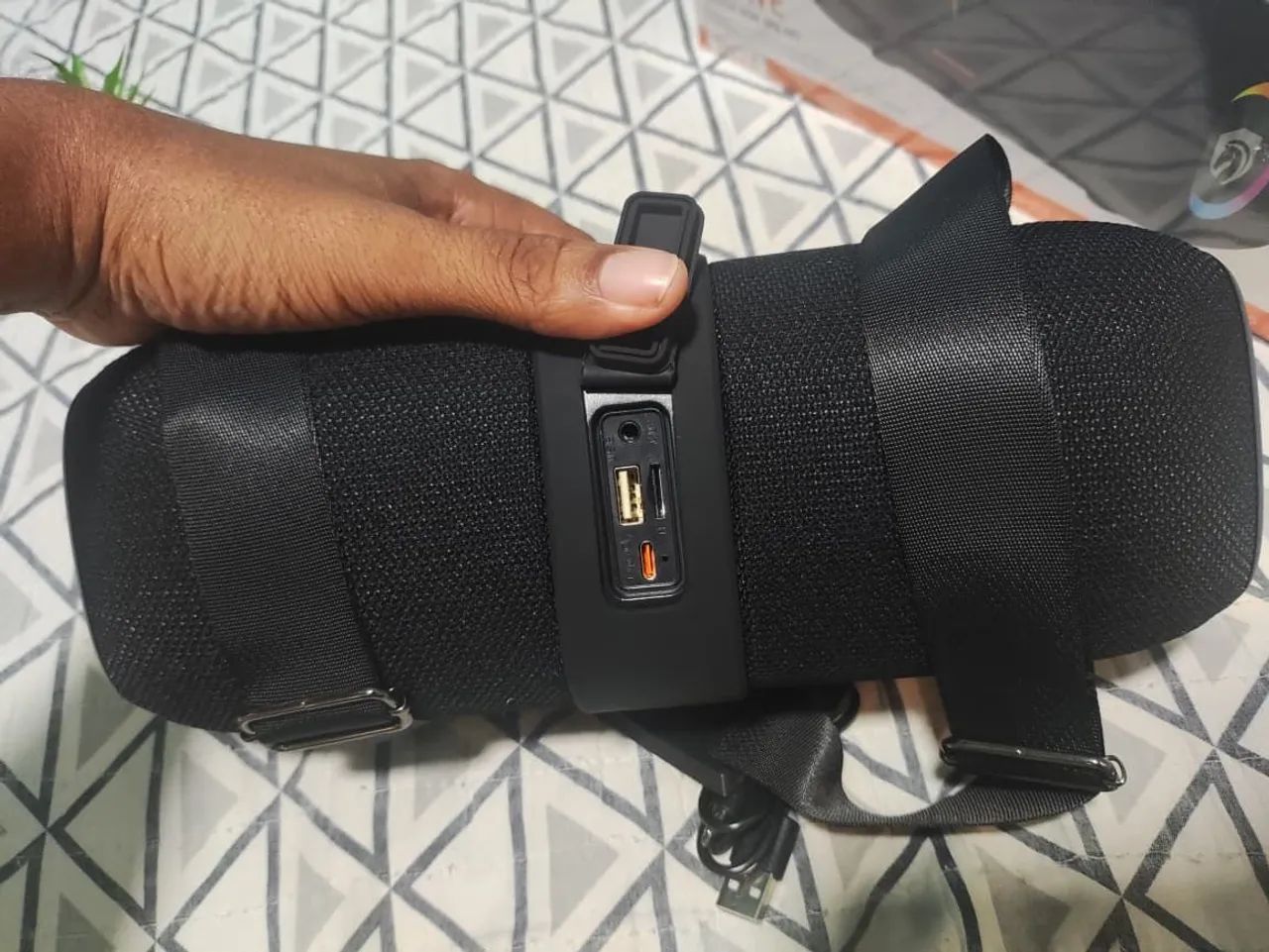 Caixinha de som hmaston tn24 bluetooth - 30w - 5h volume máximo - Foto 4