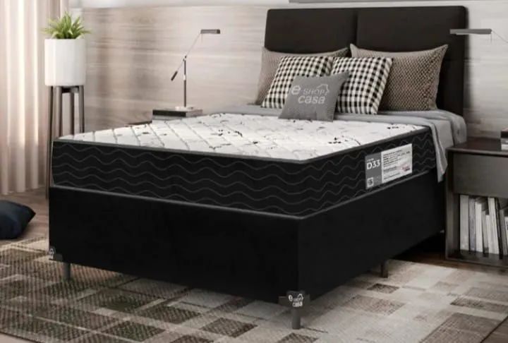 Cama Box Casal Conforto e Design Moderno