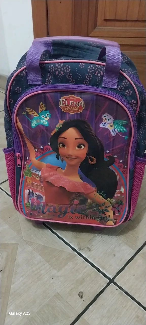 Mochila de roda infantil Disney Elena Avalor