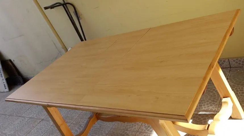 Mesa Antiga expansível para sala de jantar em madeira maciça - Foto 2