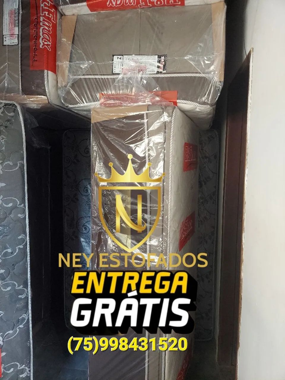 Colchão Casal Espuma Dupla - Entrega Grátis! - Foto 5