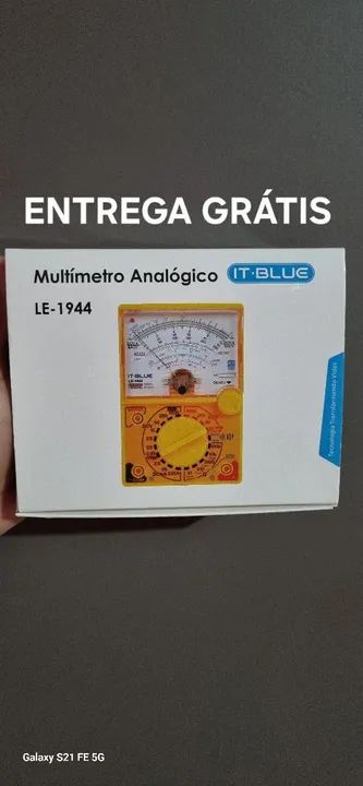 Entrega Grátis Multímetro Analógico IT-BLUE LE-1944 - Novo