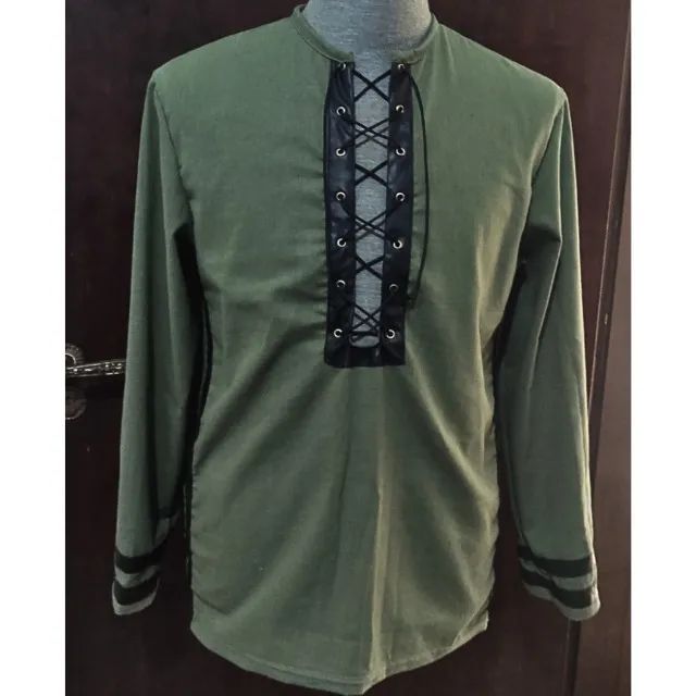 Camisa medieval verde
