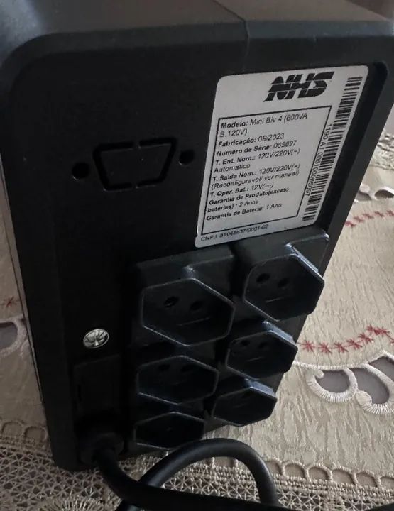 Nobreak NHS Mini 4 Bivolt - Foto 3