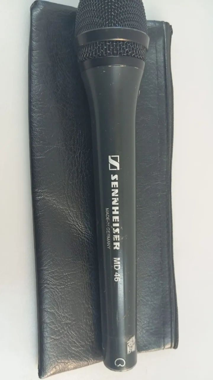 Microfone sennheiser md46 semi novo -perfeito estado    - Foto 2