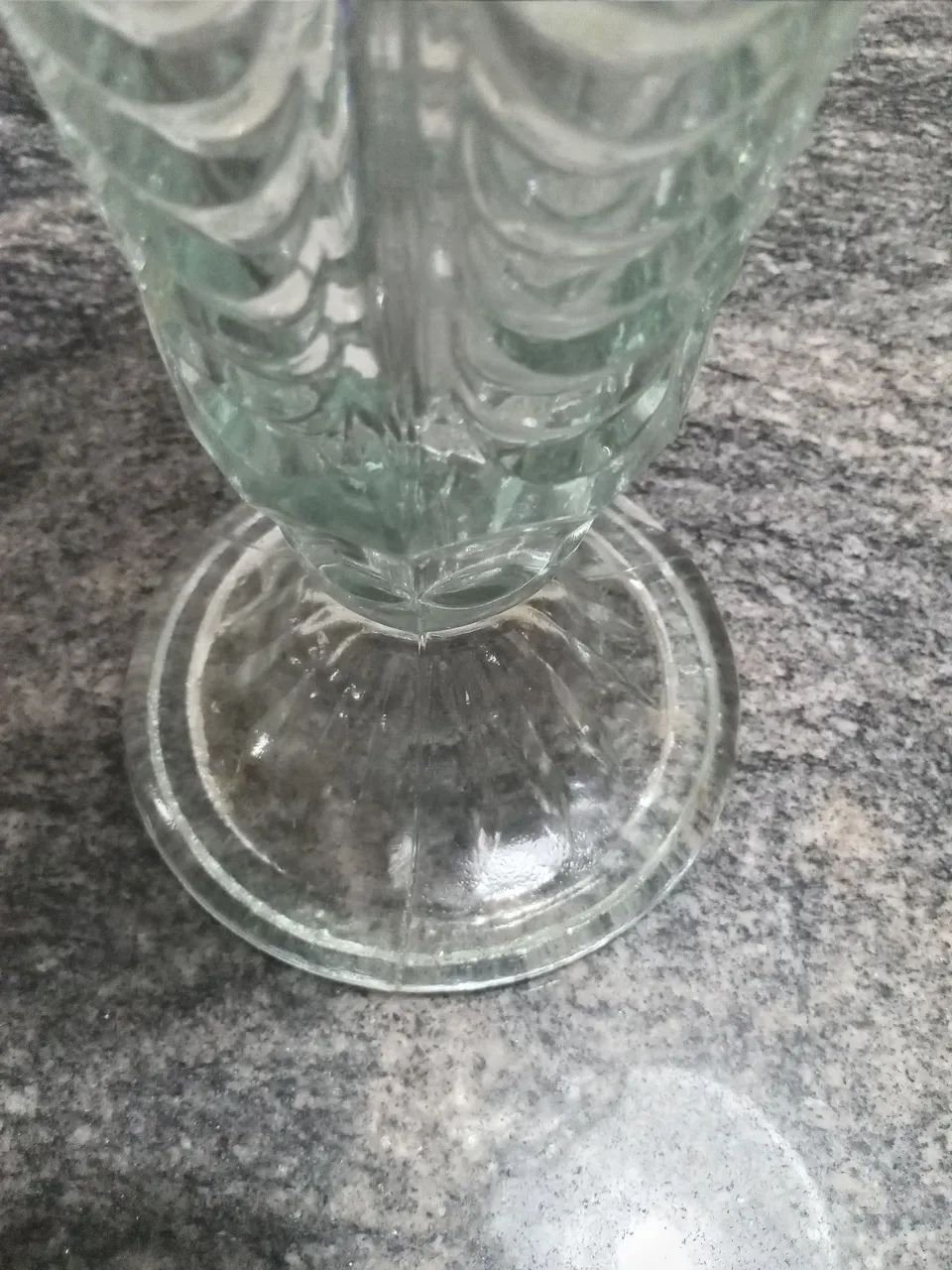 Vaso Transparente Anos 80 Lindo Antigo  - Foto 4