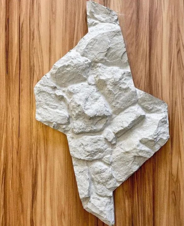 Revestimento Pedra 3D cimenticio - Placa 3D em concreto imita pedra