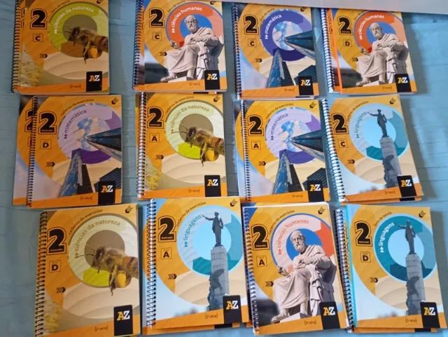 Livros Didáticos do Sistema AZ do 2°ano  Ensino Médio - Kit completo