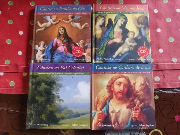 Cds Celestial Sound - Walter Weiszflog Canticos e Salmos 4 Cds Com Livretos