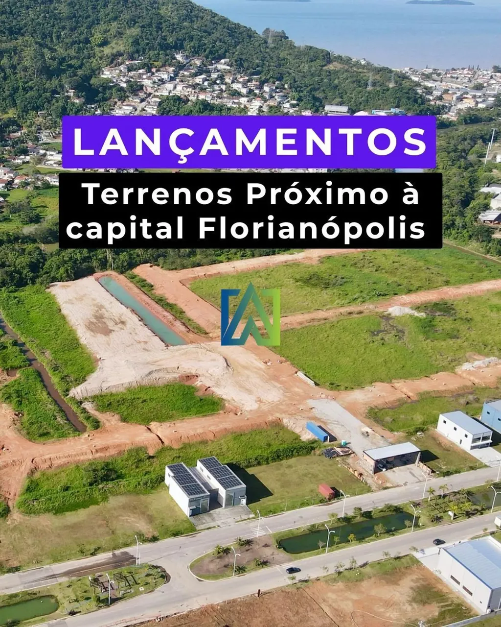 Terreno condominio fechado - 20 minutos Florianópolis - Apenas R$ 1.650 mensal