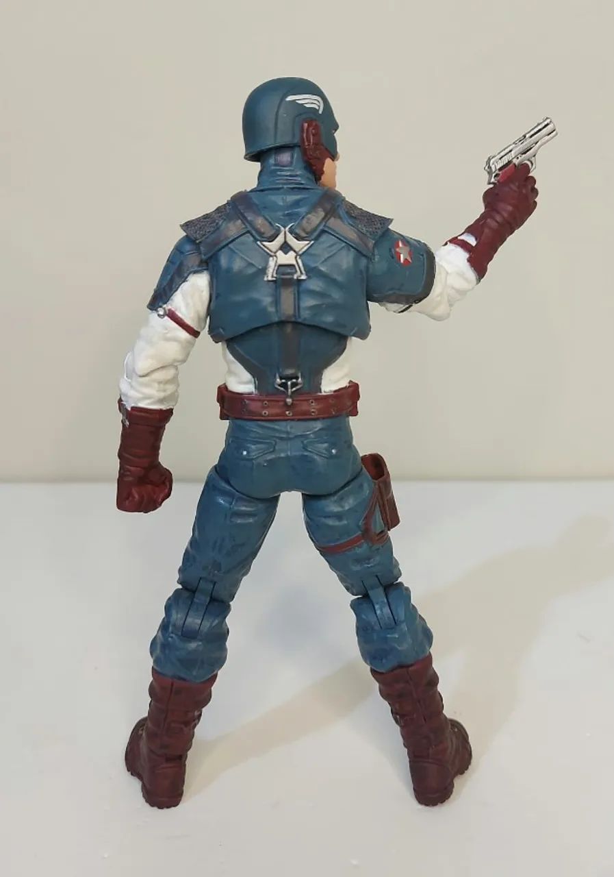 Action Figure Marvel Select Capitão América o primeiro vingador Chris Evans 18cm - Foto 5