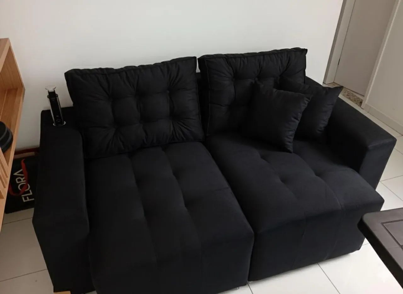 Sofá retrátil retrô  - Foto 3