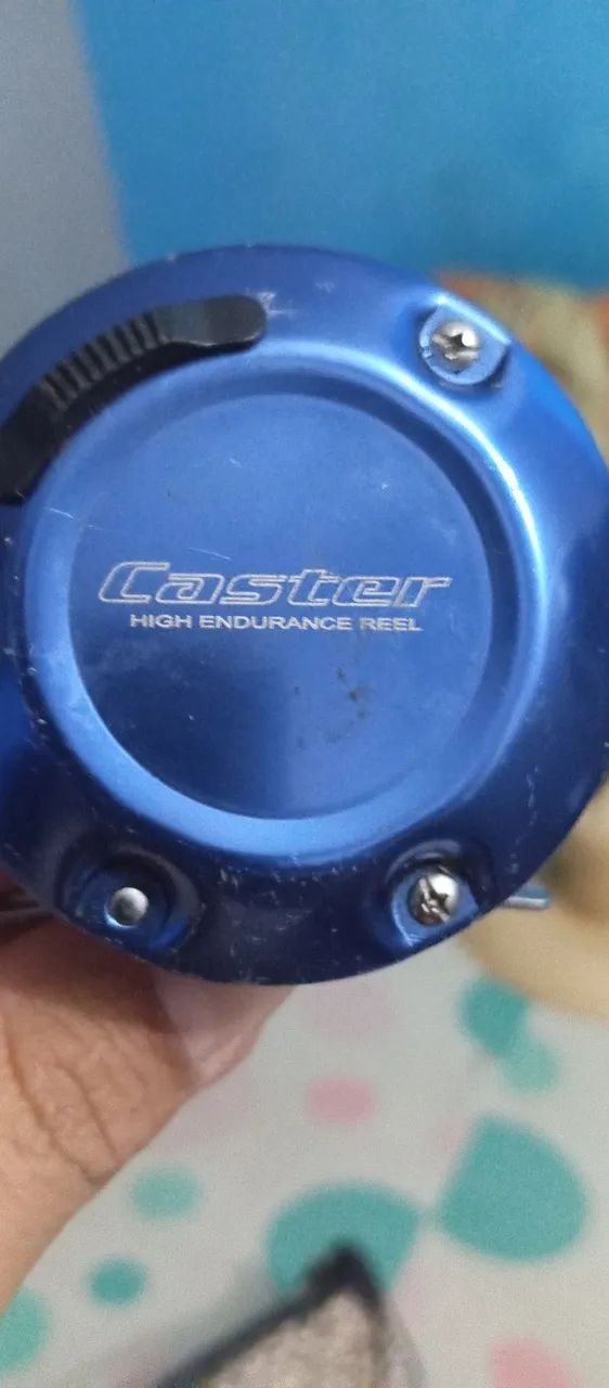 Vendo carretilha de pesca marine sports semi nova, barato!  - Foto 3