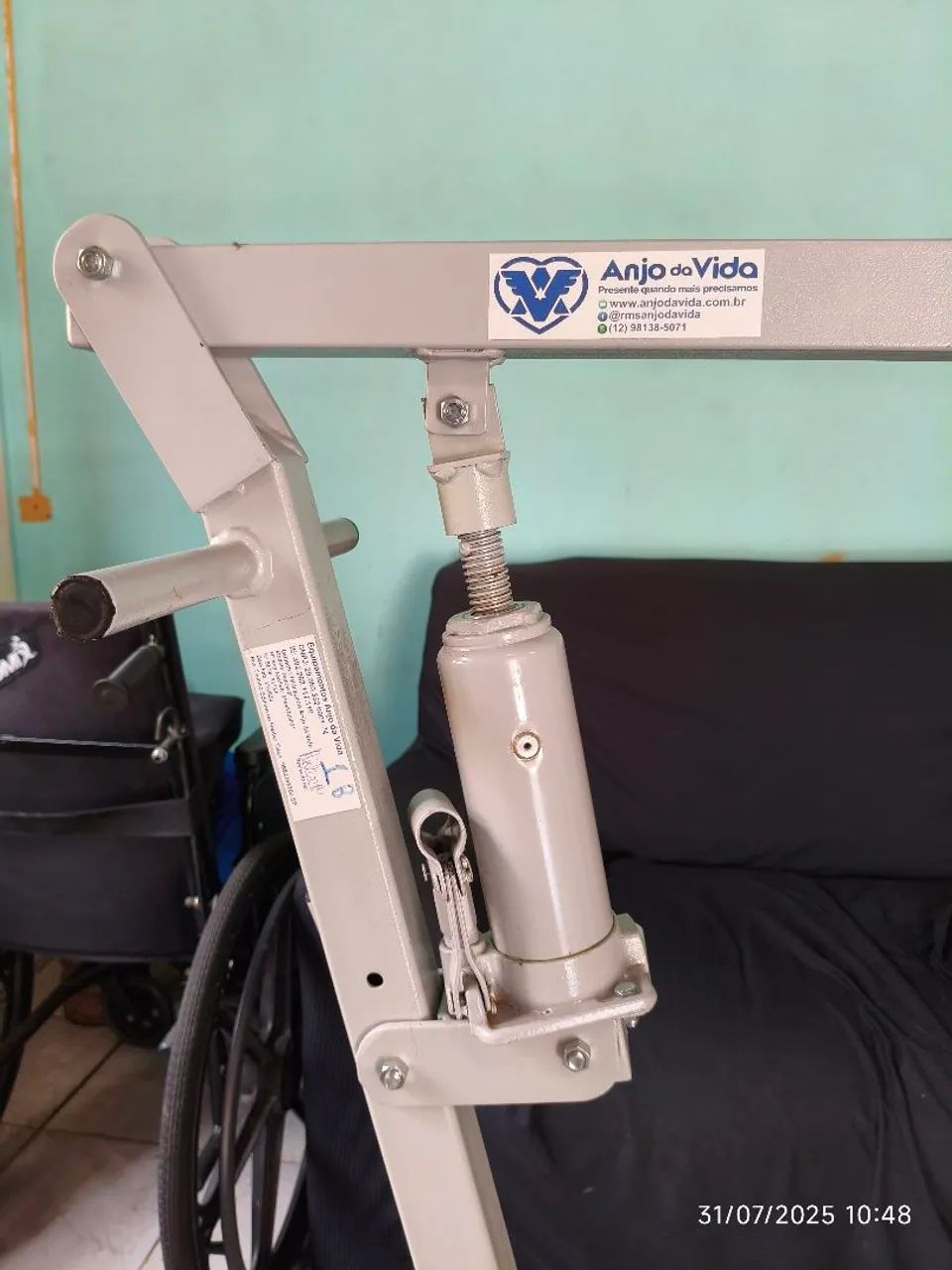 Guincho para acamados e mobilidade reduzida