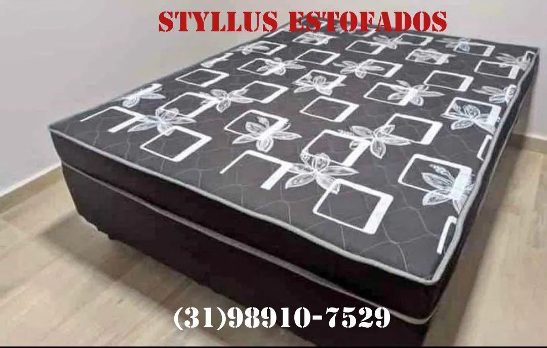 Cama Box Casal com molas ensacadas 
