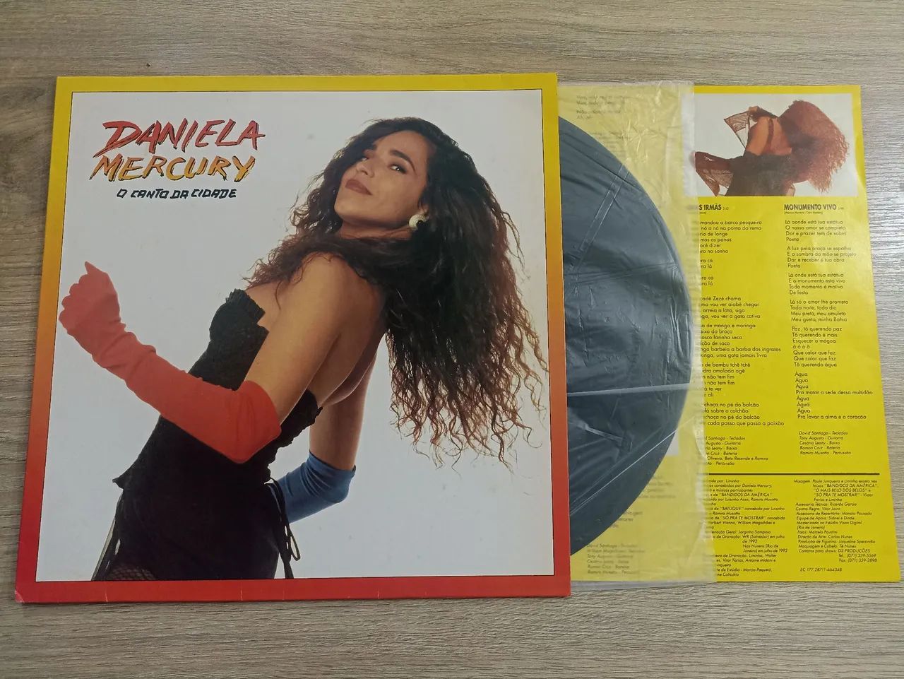 LP vinil Daniela Mercury, O canto da cidade (1993)
