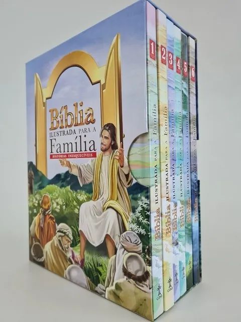 Bíblia Ilustrada para a Família - Histórias Inesquecíveis em 6 livros ...