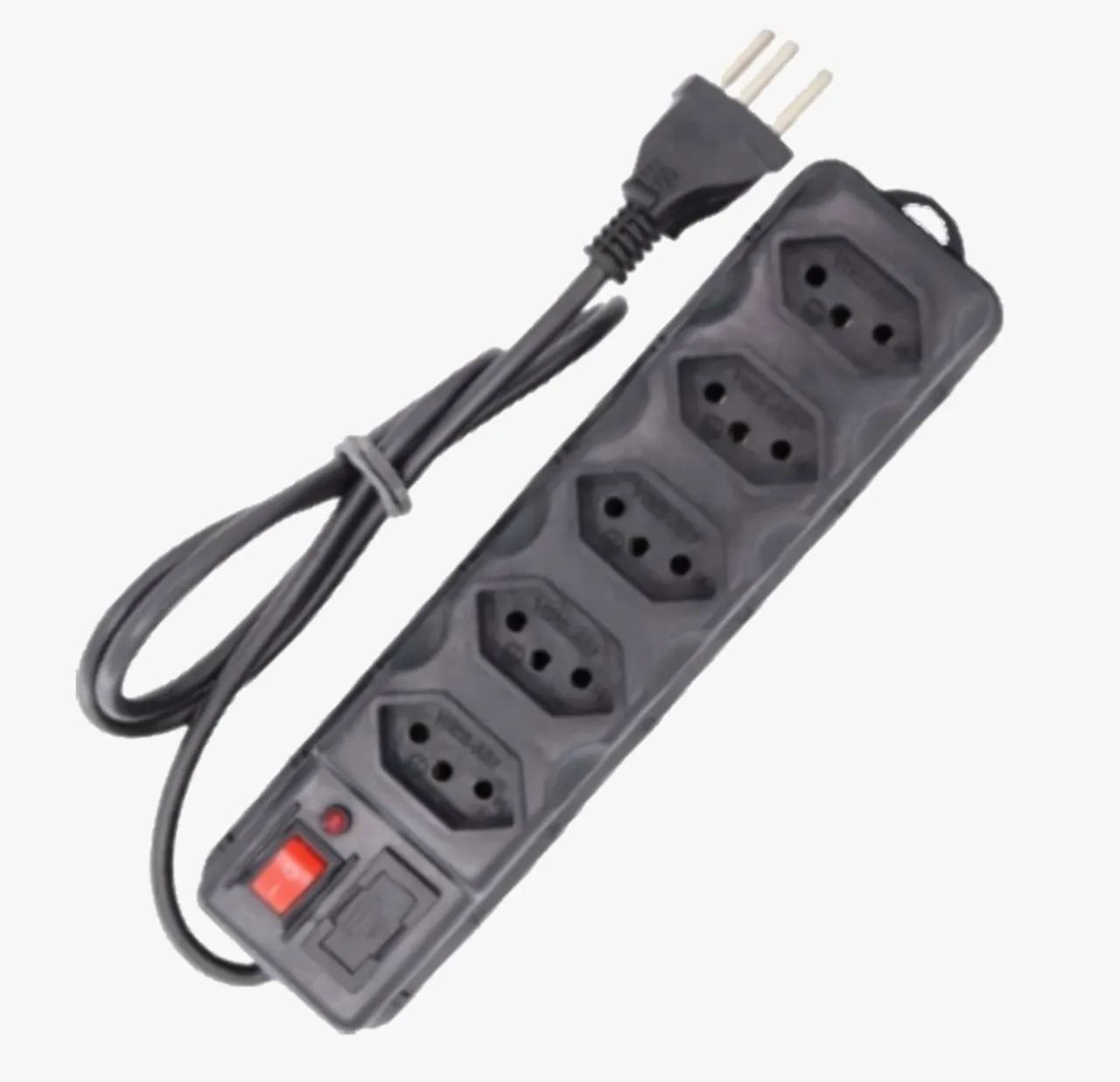 Filtro de Linha 5 Tomadas com Cabo de 85cm Régua Tomada - Foto 2